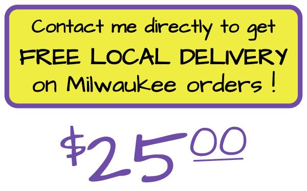 Educational Resources: Contact me directly to getFREE LOCAL DELIVERY on Milwaukee orders!  $25