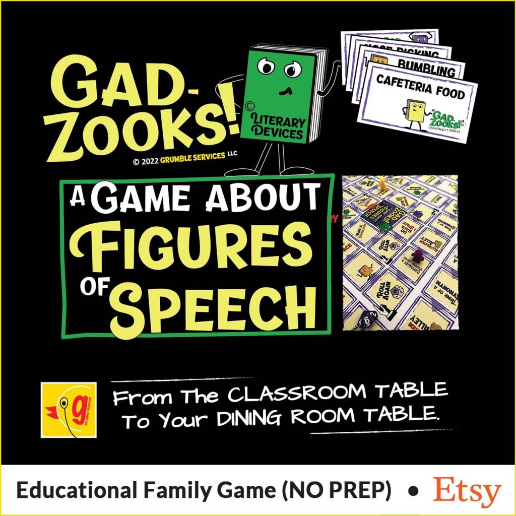 Educational Resources: GadZooks! Language help Game. GadZooks! Educational Language help is a witty word game to play at home or in the classroom.